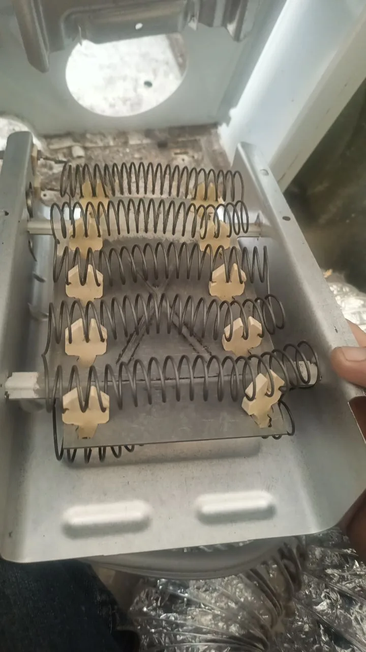 Dryer heating element and thermal fuse replacement by Berne Appliance Repair