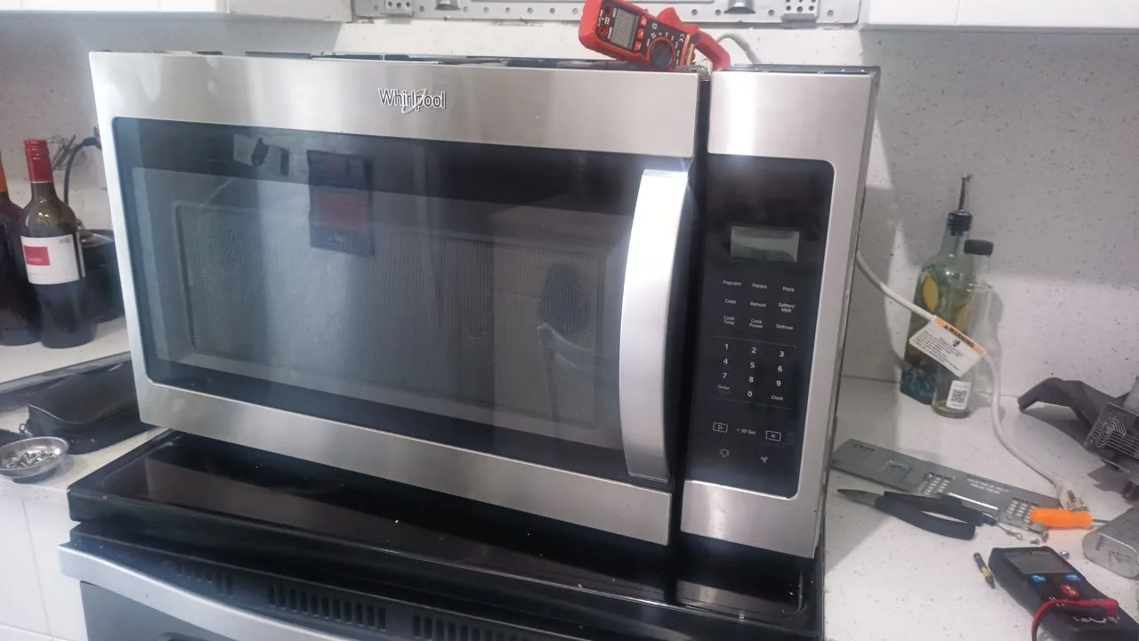 Built-in microwave control panel diagnostic — Berne Appliance Repair