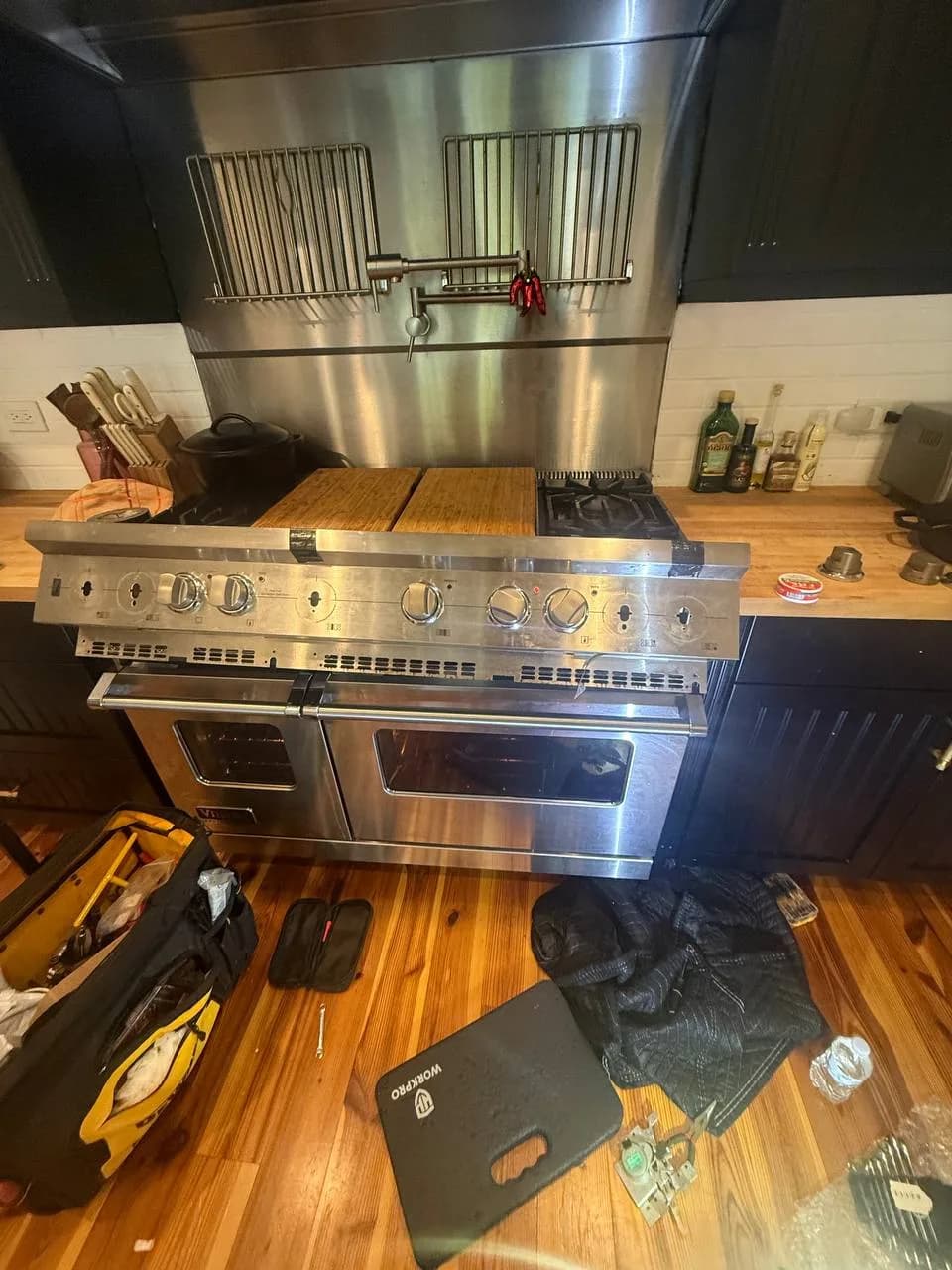 Oven bake and broil element inspection by Berne Appliance Repair